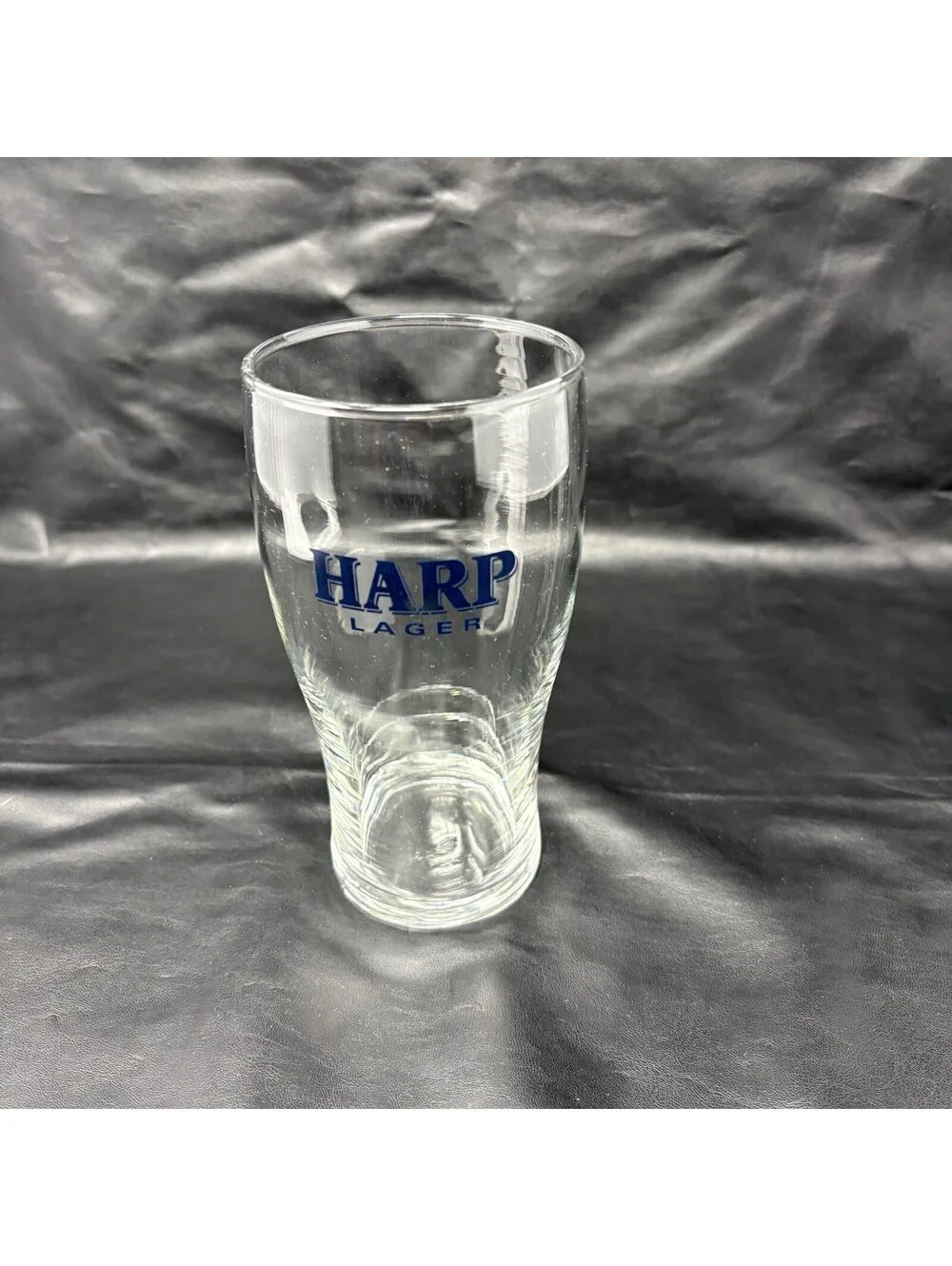 Harp Lager Beer Glass Clear Glass With Logo 18oz